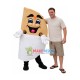 Happy Taco Mascot Costume Happy Taco Mascot Costume