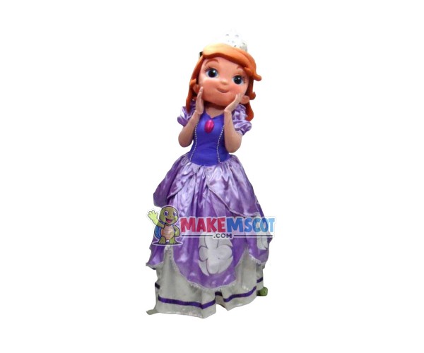 Princess Sofia Adult Mascot Costume Princess Sofia Adult Mascot Costume