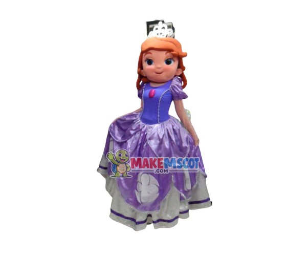 Princess Sofia Adult Mascot Costume Princess Sofia Adult Mascot Costume