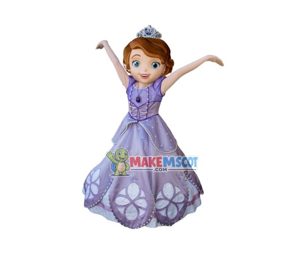 Top Quality Princess Sofia Mascot Costume