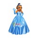 Princess Tiana Mascot Costume Princess Tiana Mascot Costume