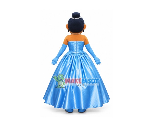 Princess Tiana Mascot Costume Princess Tiana Mascot Costume