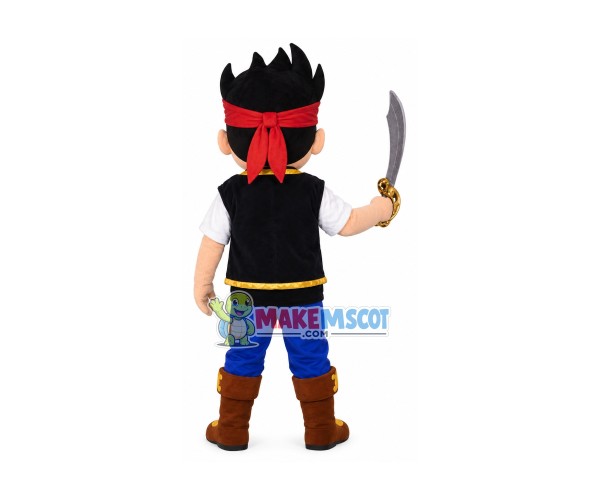 New Jake the Neverland Pirate Mascot Costume New Jake the Neverland Pirate Mascot Costume