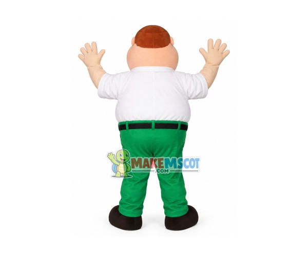 Peter Family Guy Mascot Costume Peter Family Guy Mascot Costume