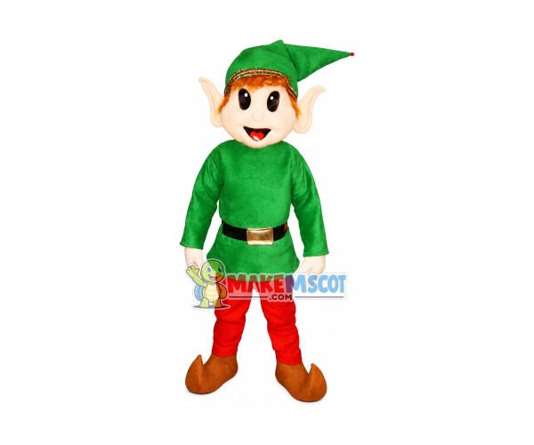 Cheap Elf Mascot Costume Adult Costume