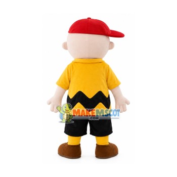 Charlie Brown Mascot Costume Charlie Brown Mascot Costume