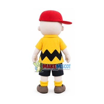 High Quality Charlie Brown Mascot Costume High Quality Charlie Brown Mascot Costume