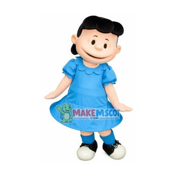 High Quality Lucy Girl Mascot Costume High Quality Lucy Girl Mascot Costume