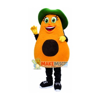Top Quality Avocado Mascot Costume Top Quality Avocado Mascot Costume