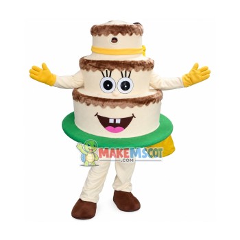 High Quality Cake Mascot Costume High Quality Cake Mascot Costume