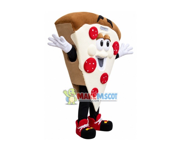 Pizza Slice Mascot Costume Pizza Slice Mascot Costume