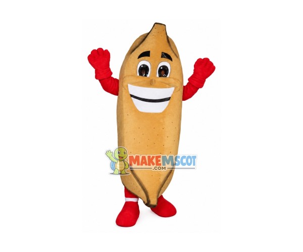 Happy Banana Mascot Costume Free Shipping