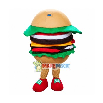 Top Quality Hamburger Mascot Costume
