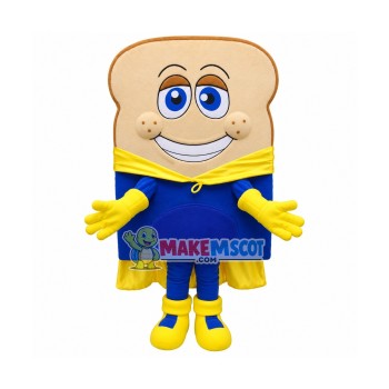 Happy Bakery Mascot Costume Happy Bakery Mascot Costume