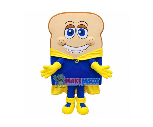 Happy Bakery Mascot Costume Happy Bakery Mascot Costume