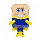Happy Bakery Mascot Costume Happy Bakery Mascot Costume