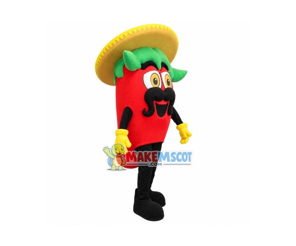 Mexican Pepper Mascot Costume Mexican Pepper Mascot Costume