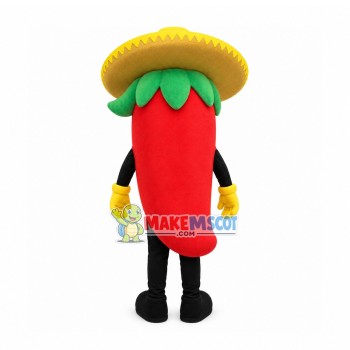 Mexican Pepper Mascot Costume Mexican Pepper Mascot Costume