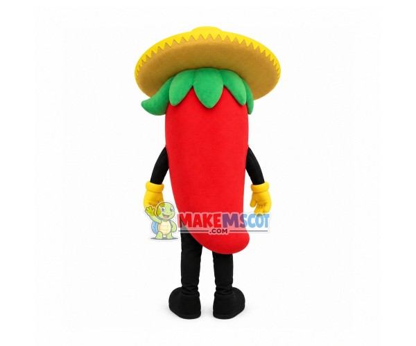 Mexican Pepper Mascot Costume Mexican Pepper Mascot Costume