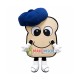 Toast Mascot Costume Toast Mascot Costume