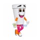 Cuppy Cup Mascot Costume Cuppy Cup Mascot Costume