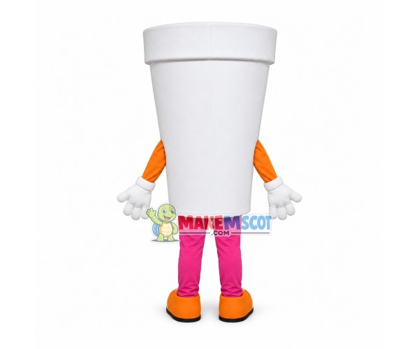 Cuppy Cup Mascot Costume Cuppy Cup Mascot Costume