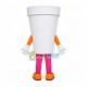 Cuppy Cup Mascot Costume Cuppy Cup Mascot Costume