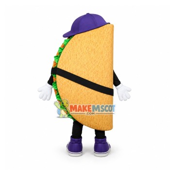 Happy Lightweight Taco Mascot Costume Happy Lightweight Taco Mascot Costume