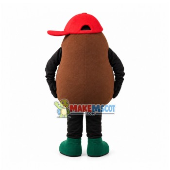 High Quality Coffee Bean Mascot Costume High Quality Coffee Bean Mascot Costume