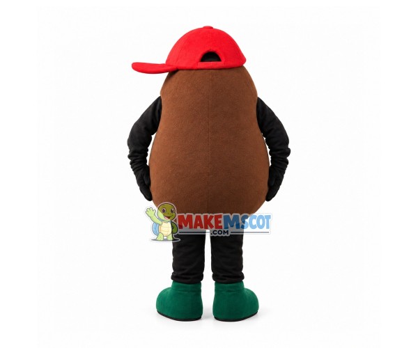 High Quality Coffee Bean Mascot Costume High Quality Coffee Bean Mascot Costume