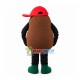 High Quality Coffee Bean Mascot Costume High Quality Coffee Bean Mascot Costume