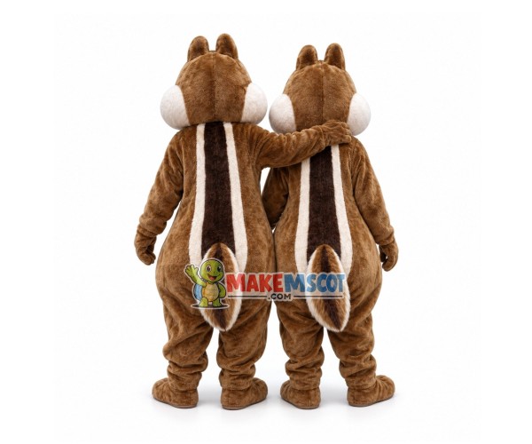 Chip & Dale Chipmunk Mascot Costume Chip & Dale Chipmunk Mascot Costume