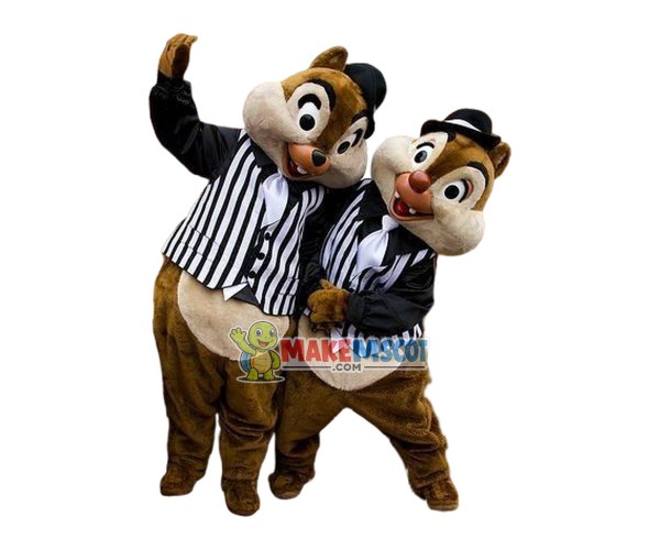 Best Quality Chip & Dale Chipmunk Mascot Costume Best Quality Chip & Dale Chipmunk Mascot Costume