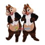 Handsome Chip & Dale Chipmunk Mascot Costume