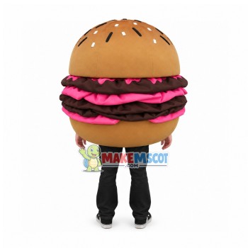 Delicious Hamburger Mascot Costume Delicious Hamburger Mascot Costume