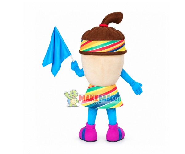 Beautiful Acorn Mascot Costume Beautiful Acorn Mascot Costume