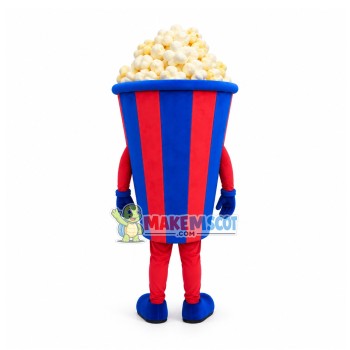 Happy Popcorn Mascot Costume Happy Popcorn Mascot Costume