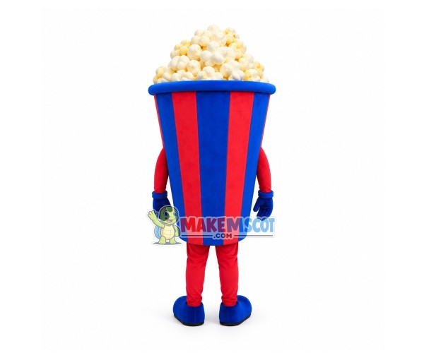 Happy Popcorn Mascot Costume Happy Popcorn Mascot Costume