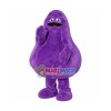 Grimace Purple Monster Mascot Costume