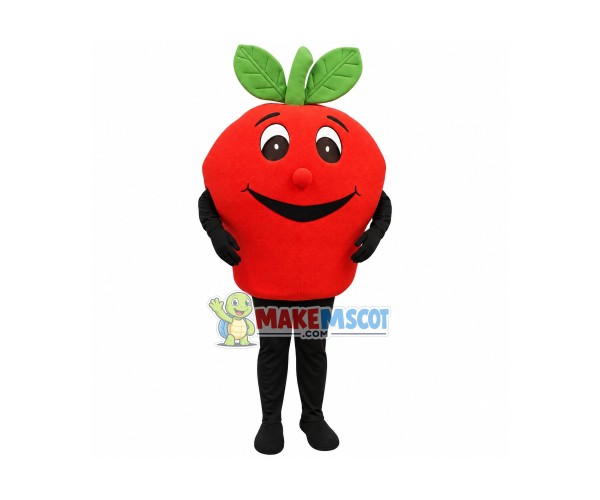 Cute Red Apple Mascot Costume Cute Red Apple Mascot Costume