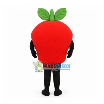 Cute Red Apple Mascot Costume Cute Red Apple Mascot Costume