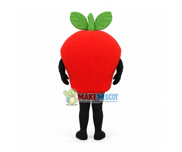 Cute Red Apple Mascot Costume Cute Red Apple Mascot Costume