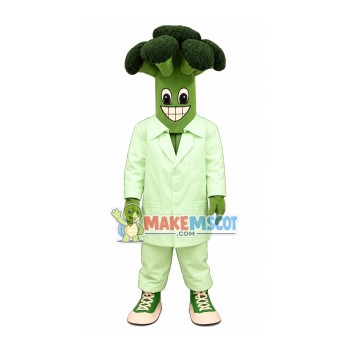 Yummy Broccoli Mascot Costume Yummy Broccoli Mascot Costume
