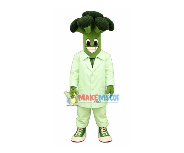 Yummy Broccoli Mascot Costume Yummy Broccoli Mascot Costume