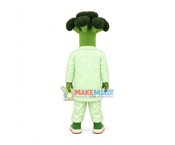 Yummy Broccoli Mascot Costume Yummy Broccoli Mascot Costume
