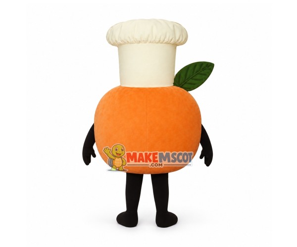 Baker Peach Mascot Costume