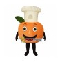 Baker Peach Mascot Costume