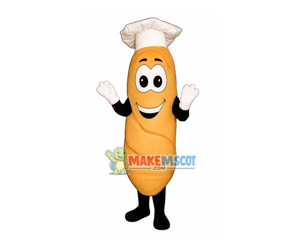 Cute Bread Mascot Costume