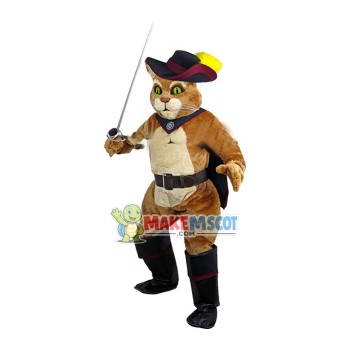 Top Quality Puss Cat Mascot Costume