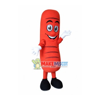 Happy Hot Dog Mascot Costume